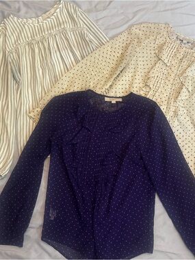 LOFT Blouse Bundle Size Small, 3 pieces, Business Casual Tops